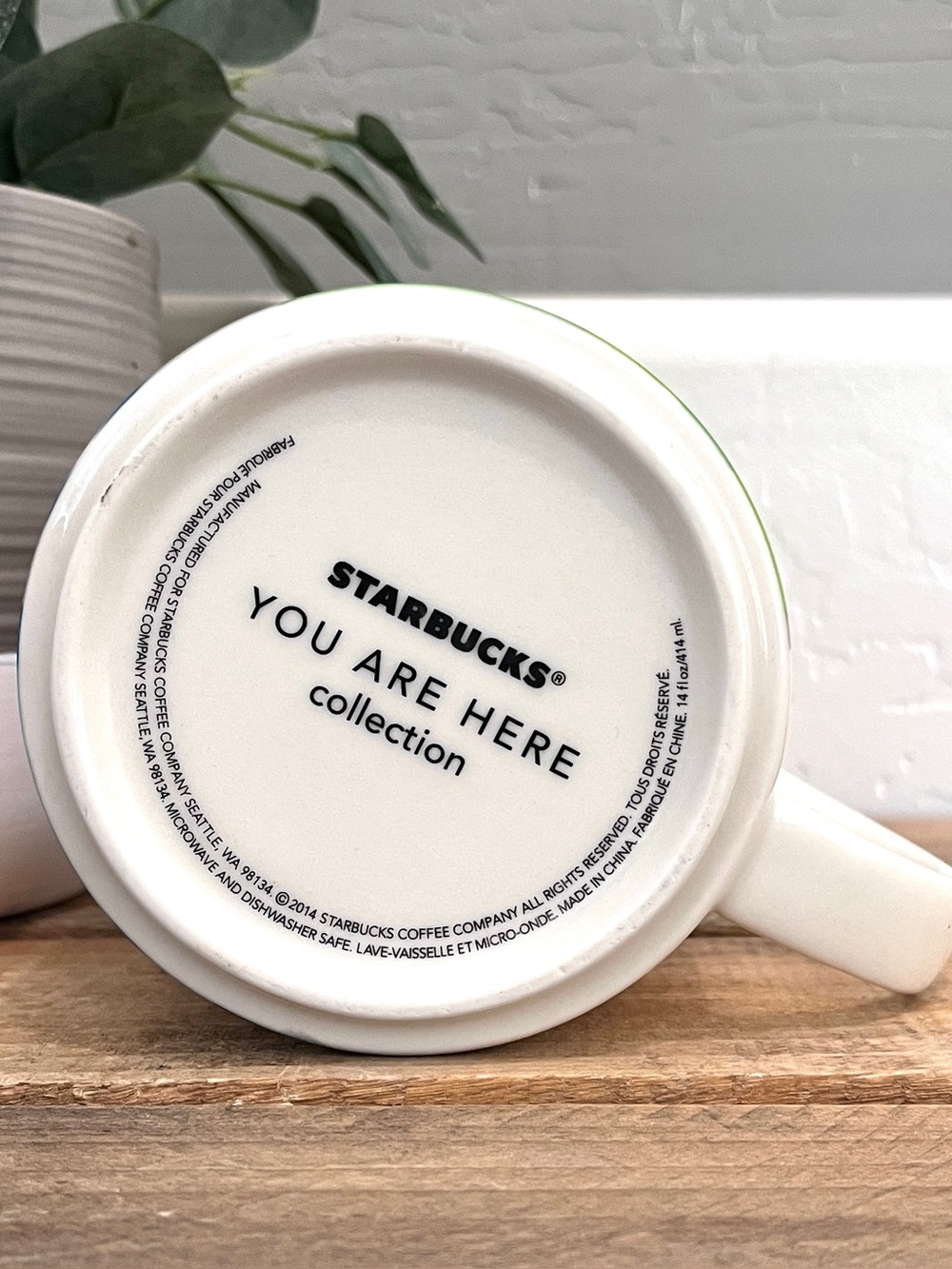 Starbucks ‘You Are Here’ Series Charlotte NC Coffee Mug 2014 14oz - Picture 5 of 5
